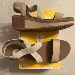 Yellowbox Tan/Beige Wedge Sandal